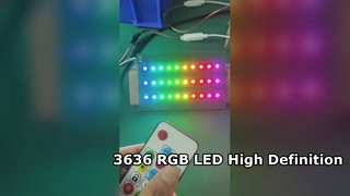 Görüntü ekranı için 3636 RGB LED dahili IC 12mA 5V