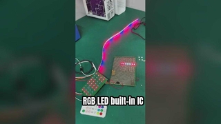 Yerleşik IC özelleştirilmiş tasarımıyla adreslenebilir RGB LED'ler