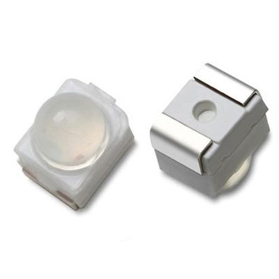 3528 SMD LED kubbesi lens 60 derece Kırmızı akşam yemeği parlak 2000mcd trafik lambası için LED çip diyot