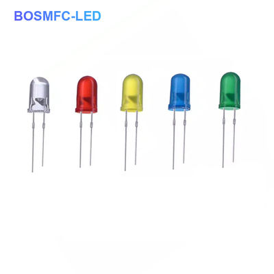 5 mm ışık yayıcı diyot, Beyaz Kırmızı Yeşil Mavi Sarı Turuncu Dip LED lambası