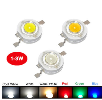 1W 3W Yüksek Güçlü LED Çip Dalga Uzunluğu 460-472m