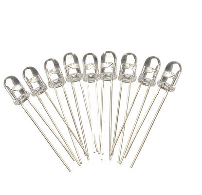 Yuvarlak Baş 5mm Ultraviyole LED 385nm 395nm UV ışık Sivrisinek Lambası için Su Açık Lens