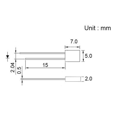 2*5*7mmThrough Hole LED Diode Çok amaçlı