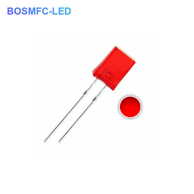 1.8V-2.4V LED Red Through Hole LED 2x5x7mm İç mekan aydınlatma LED Diyodu