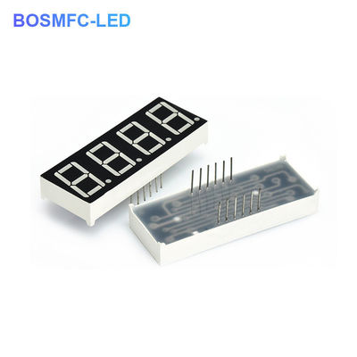 Siyah yüz 4 basamaklı 7 segmentli LED ekran modülü 0.56 inç Pratik