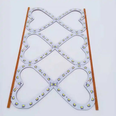 Yıldız PCB çok katmanlı LED devre panosu, FR4 LED'lerli Alüminyum PCBA panosu