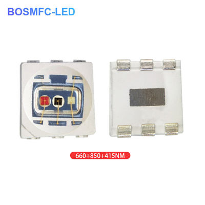 1.5W 5050 SMD LED Çip 660nm + 850nm + 415nm LED Tıbbi Kozmetoloji için Ağrıyı hafifletir