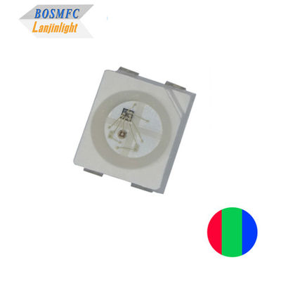 IC sürüşü 3528 SMD RGB LED 4 Pin Süper Parlak PLCC4 SMD Çok renkli LED LED Çizgi için