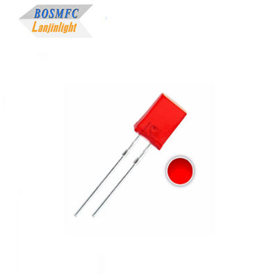 1.8V-2.4V LED Red Through Hole LED 2x5x7mm İç mekan aydınlatma LED Diyodu