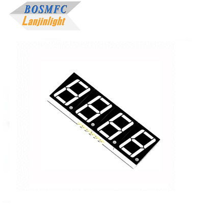 Siyah yüz 4 basamaklı 7 segmentli LED ekran modülü 0.56 inç Pratik