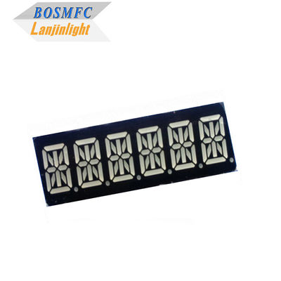 0.39&quot; 16 segmentli LED ekran 6 basamaklı Süper Kırmızı Renk 49x15x8mm