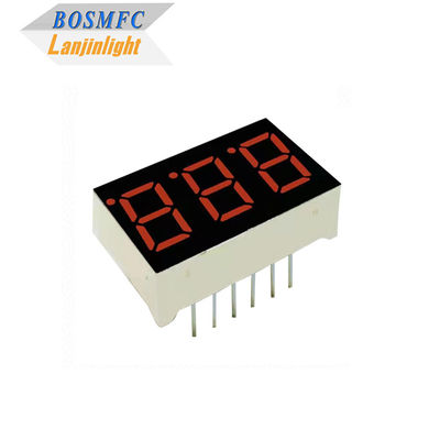 20mA 7 Bölüm LED Ekran 3 Rakam 0.28 Inch 0.56 Inch Dayanıklı