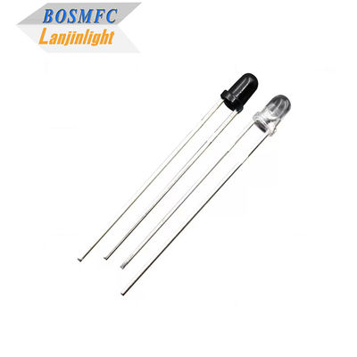 Dayanıklı 3mm IR LED Çip Çok Kullanımlı Delikten 940nm 850nm