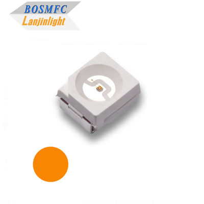 Dayanıklı PLCC2 3528 SMD LED parlak turuncu 605nm Çok amaçlı LED diyot