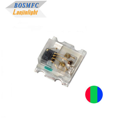 12mA 0807 RGB LED IC'de yerleştirilmiş 5v Anti-Statik 0805 Çok renkli LED SMD
