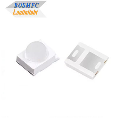 Küçük Görme açısı 30 derece 60 derece 6000mcd Mavi 2835 SMD LED Trafik LED işaretleri için Kubbe Lensli