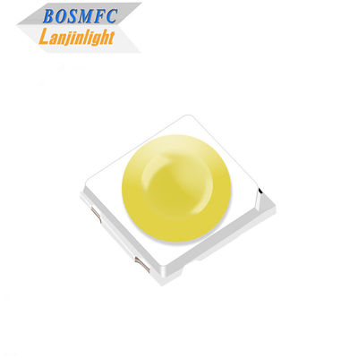 Yüksek Güçlü Sıcak Beyaz Soğuk Beyaz 1w 3030 SMD LED Kubbe Lens Görme açısı 30 derece 60 derece Araba Işığı için