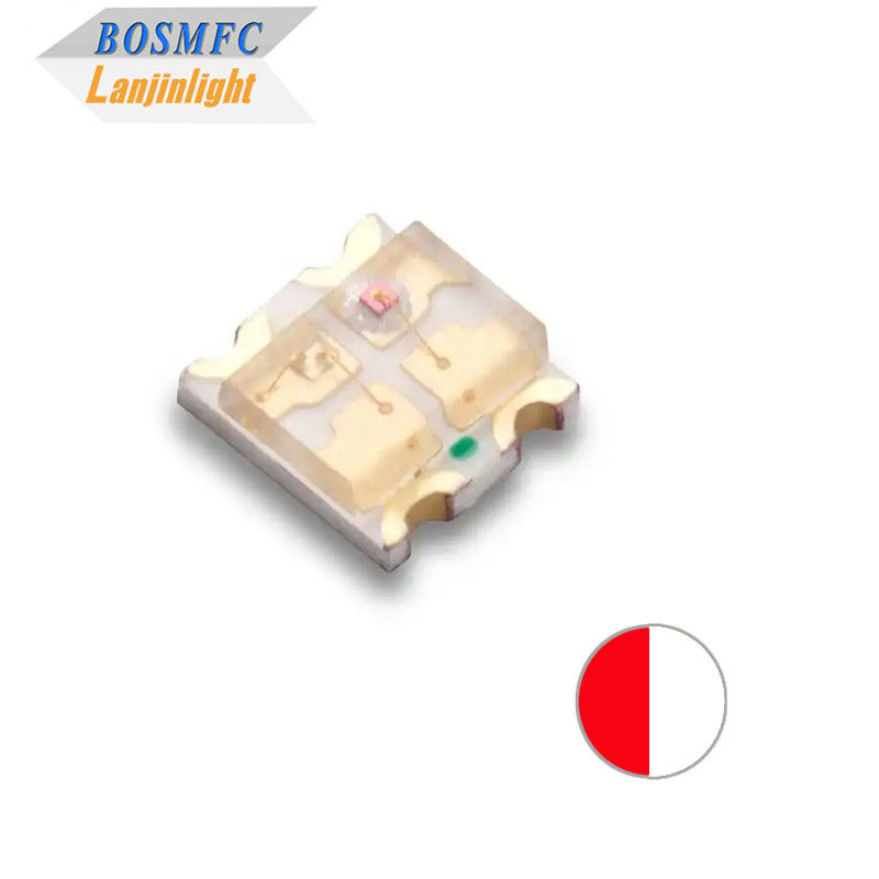 1615 Çok Kullanımlı Çift Renkli SMD LED 0603 Kırmızı ve Beyaz Işık Isı Dağınıklığı