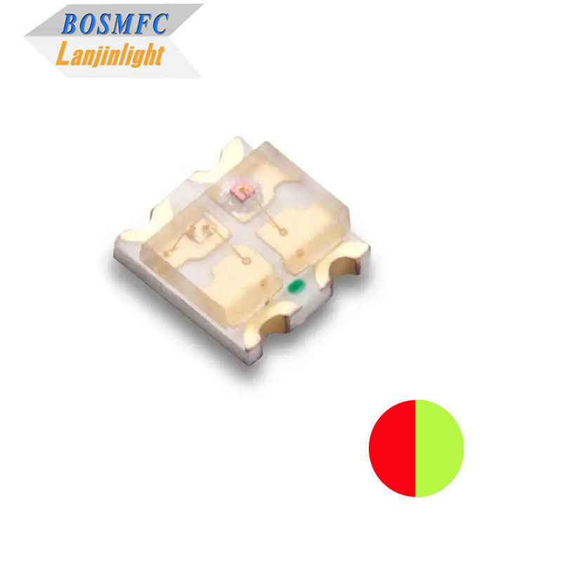 Pratik 0.06W 0603 SMD LED İki Renkli Kırmızı ve Sarı Yeşil Dalga Uzunluğu 568-576nm 1615