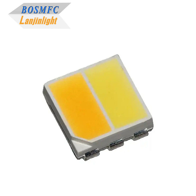 0.2W Bi Color 5050 SMD LED Sıcak Beyaz &amp; Soğuk Beyaz / Doğal Beyaz