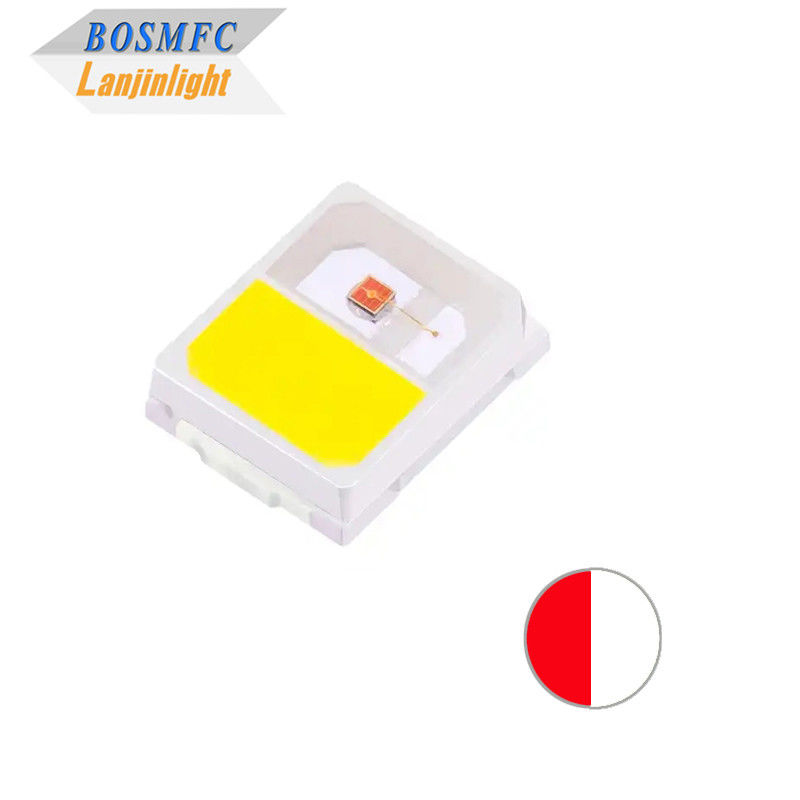 Çok amaçlı LED Işık Çipleri için Bi renk 2835 SMD Soğuk Beyaz ve Kırmızı