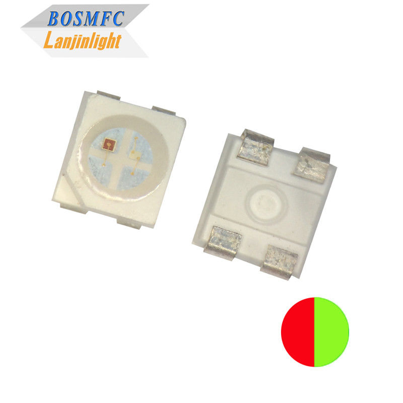 OEM 0.06W Bi Renkli SMD LED 3528 Kırmızı ve Yeşil 568-572nm gösterge için