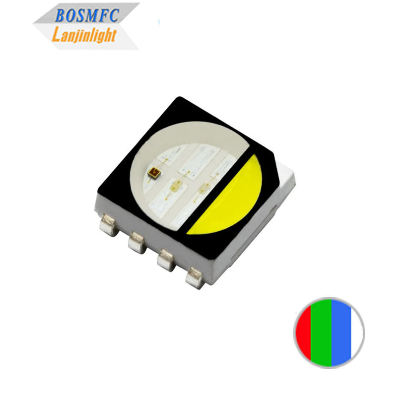 5050 RGBW LED Diyot 5054 Esnek RGB SMD LED Teyp Çok Renkli LED Şerit için