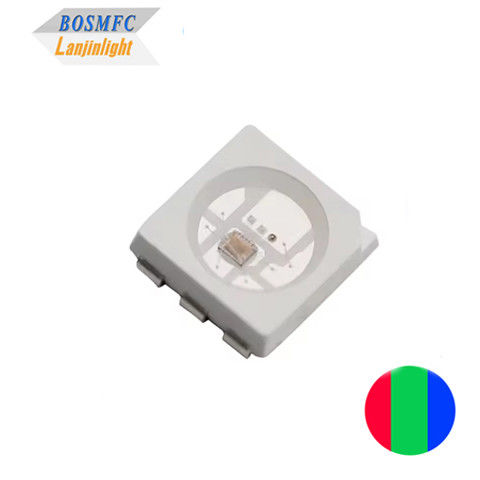 RDC12V PLCC6 5050 RGB LED IC sürücü Multi Color SMD LED SK6812 / WS2812B IC