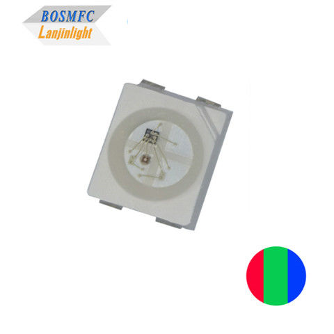 IC sürüşü 3528 SMD RGB LED 4 Pin Süper Parlak PLCC4 SMD Çok renkli LED LED Çizgi için