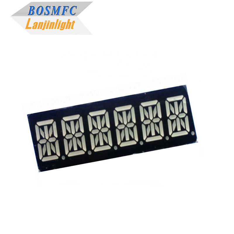0.39&quot; 16 segmentli LED ekran 6 basamaklı Süper Kırmızı Renk 49x15x8mm