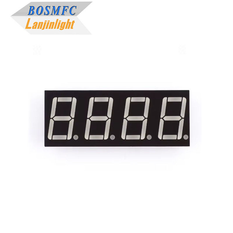 Kırmızı Renk Dört Sayılı 7 Bölümlük Ekran 0,56 Inch LED İzleyici için