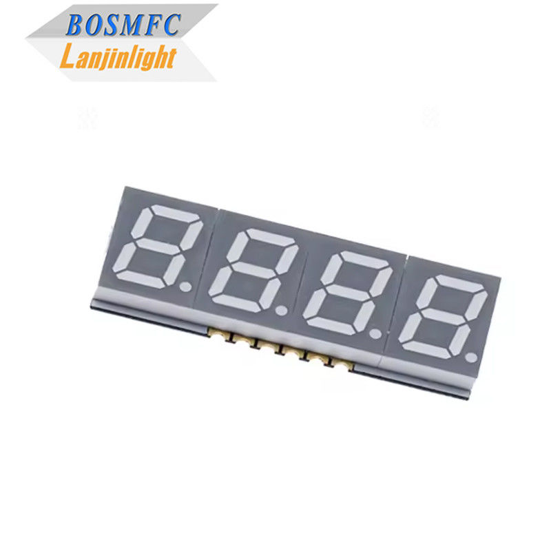 0.56 inç 7 segmentli LED SMD Ekranı 4 basamaklı ultra ince ortak anot