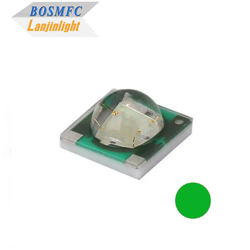 Yeşil Renkli Yüksek Güçlü LED Çip 3535 SMD Diyot Yüksek Lumen 3W