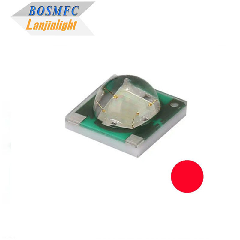 1W 3W Kırmızı Yüksek Güçlü LED Çip Diyot 350mA 700mA 1000mA 3535 SMD 625nm 630nm