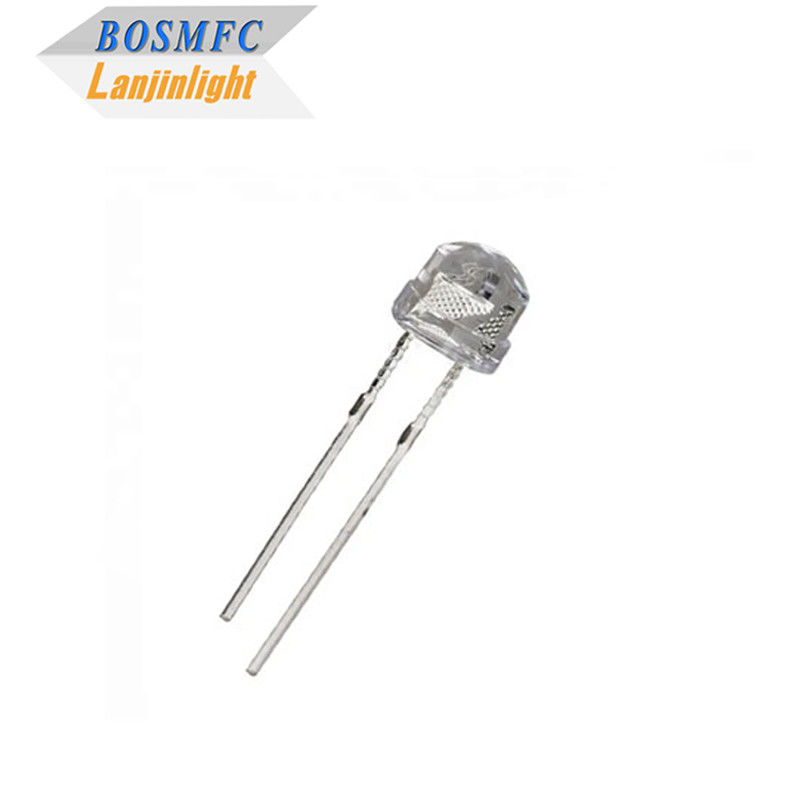 1.2V-1.5V 5mm Saman şapkası LED lamba diyot F5 940nm Kontrolör için