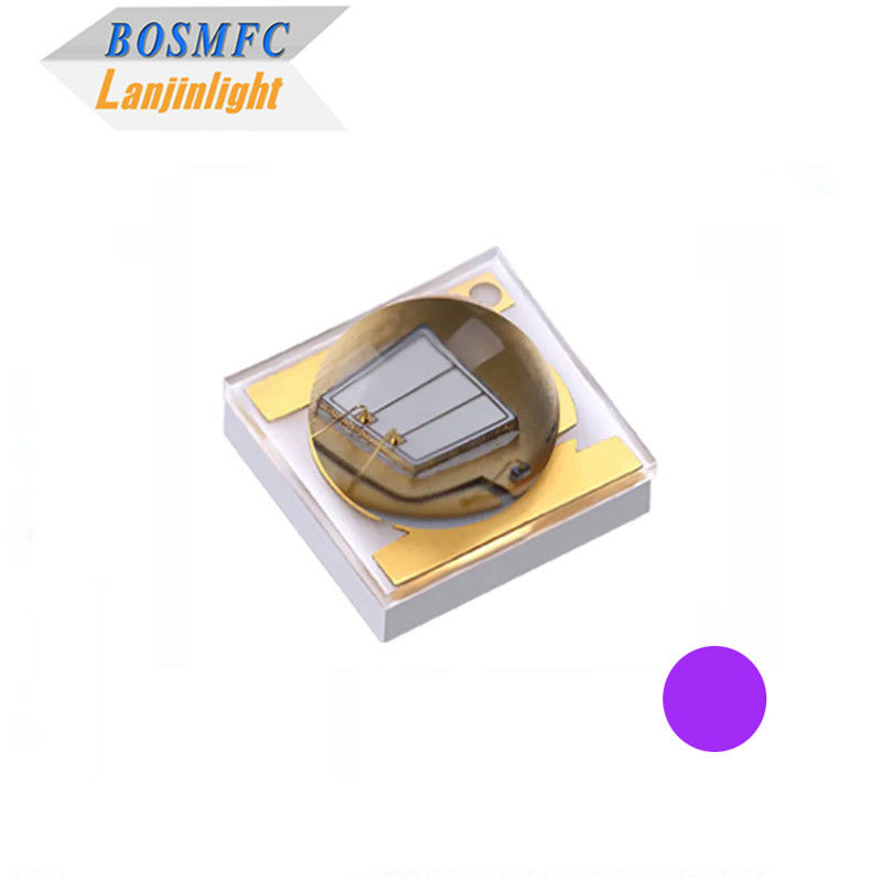 3W 3535 Yüzey Montajı UV LED Çip Yüksek Güçlü UVA UVC 365nm