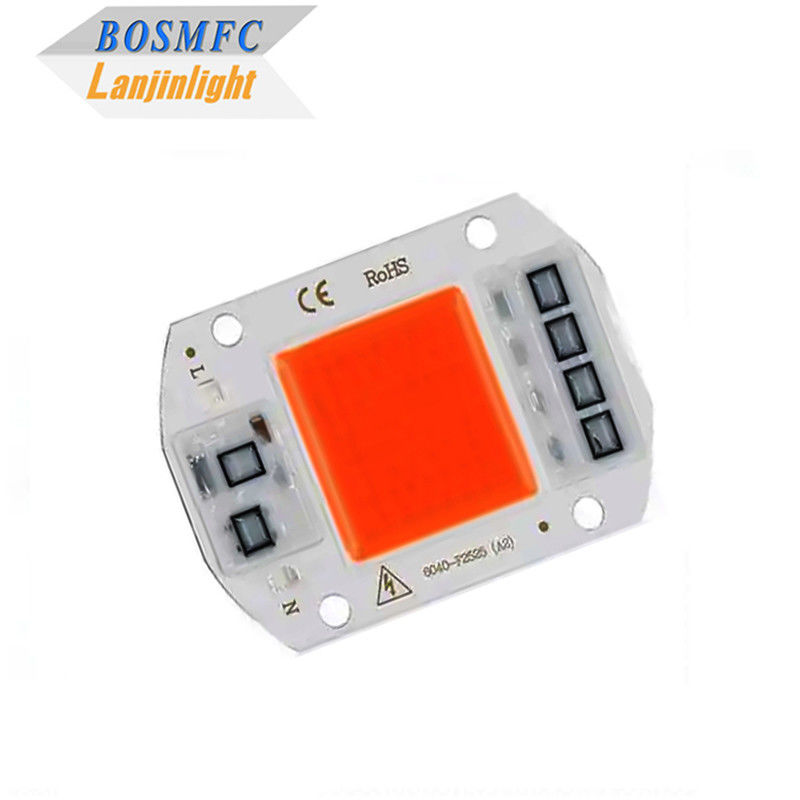 Pratik Tam Spektrumlu COB LED Çip 50W 100W İçerideki Bitki Büyütme Lâmpası için