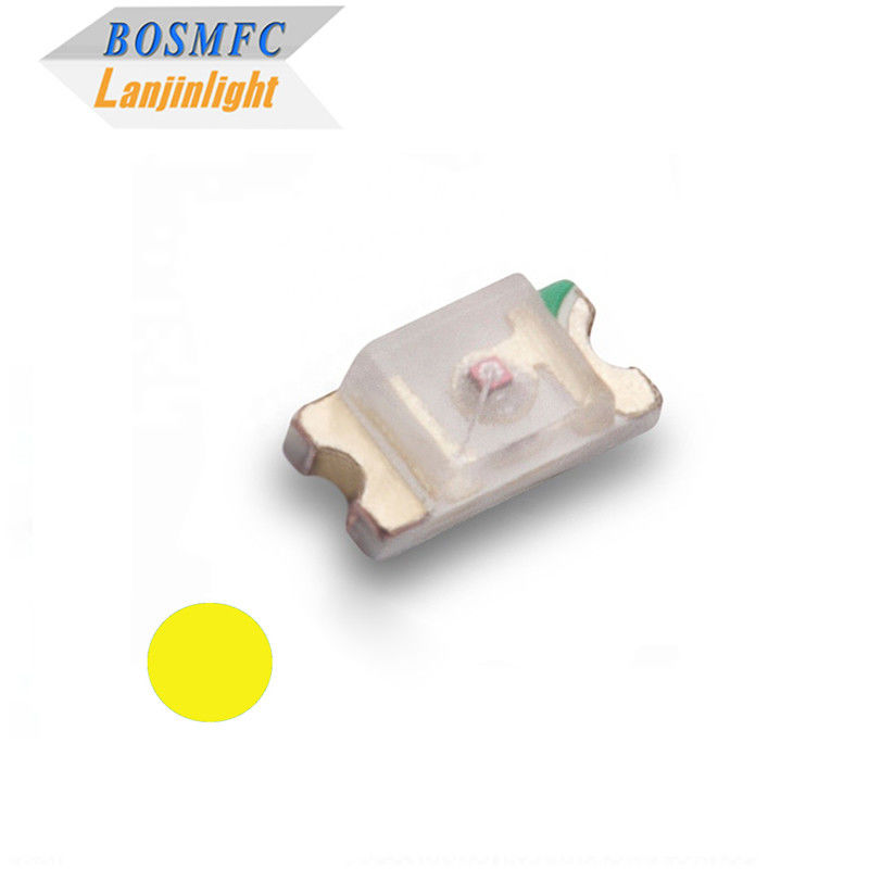 0603 SMD LED Sarı 585-595nm Kehribar ışık 1608 çip LED LED LED ekran göstergesi için