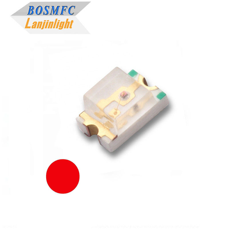 Pratik Top SMD LED 0805 Kırmızı Işık 0.06W İç mekan aydınlatması için