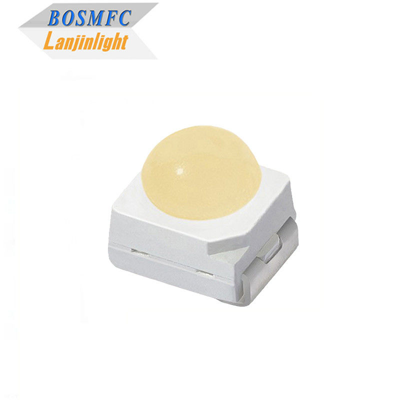 0.06W Dayanıklı LED Diyot Çip Kubbe Lens 3528 SMD LED Soğuk Beyaz Sıcak Beyaz LED çip
