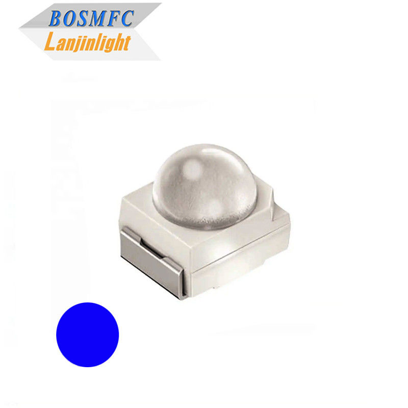 Multiscene 3528 SMD LED Dome Lens 60 derece mavi ışık araba ışığı için