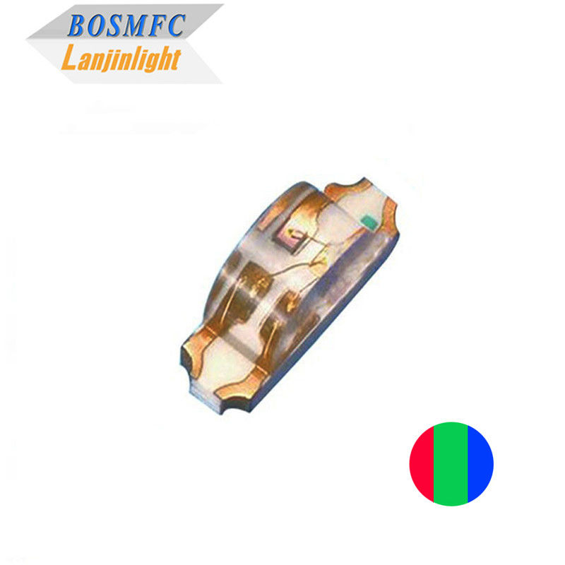 Yan Görünüm 1206 RGB SMD LED 1.5T 2.0T Sağ Köşeli Yan Montaj 1204 Üç Renkli ışık
