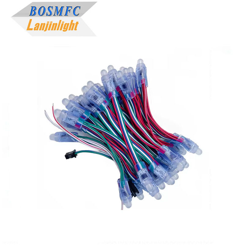 Fabrika Tam Renkli Programlanabilir DC5V WS2811 RGB Pixel Light String Su geçirmez IP68 9mm 12mm Led String
