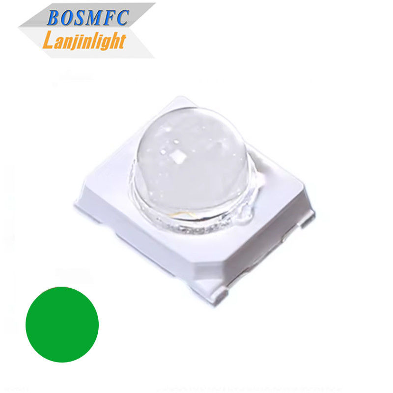 0.2w 60mA Yüksek Parlaklık 20.000mcd Yeşil 2835 SMD LED 30 Derece Kubbe Lens Diyot Trafik Işıkları İçin