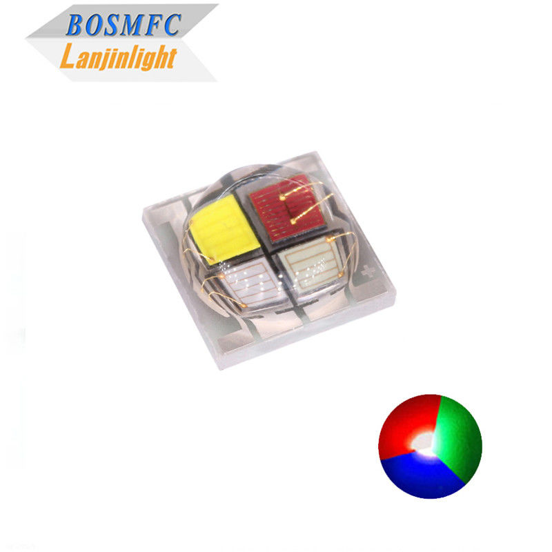 Yüksek Güç 5050 RGBW SMD LED Keramik Temel 4 * 1W &amp; 4 * 3W Yapılandırması 6000K Beyaz Işık