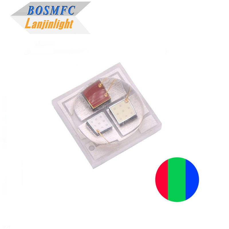 3W 3535 RGB LED 120 Derece Kubbe Lens 3 In 1 Tam Renkli Seramik Yüksek Güçlü SMD LED Fabrikası Satış