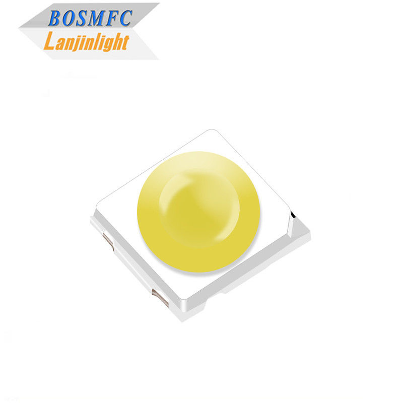 Yüksek Güçlü Sıcak Beyaz Soğuk Beyaz 1w 3030 SMD LED Kubbe Lens Görme açısı 30 derece 60 derece Araba Işığı için