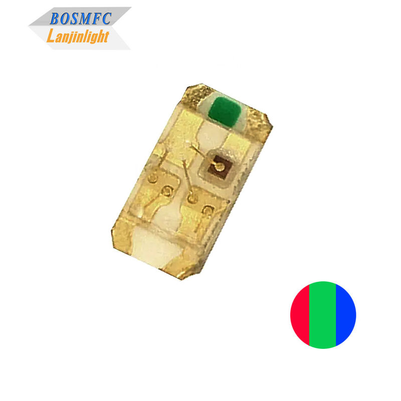 0603 RGB LED Sanan yongaları 1608 SMD Üç Renkli (Kırmızı, Yeşil, Mavi)