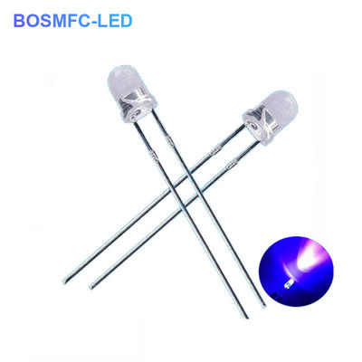 3mm F3 Dip UV LED Çip 395nm 405nm Pencere İçin Tırnak Lakı Düzeltme