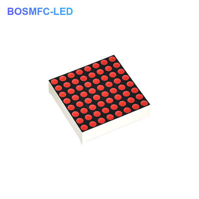 64x64x7.5mm 8x8 Dot Matrix Ekranı, Kırmızı Işık LED Matrix Ekranı